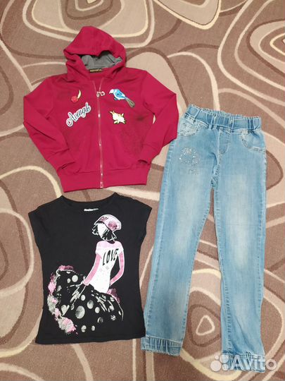 Вещи пакетом для девочки 134