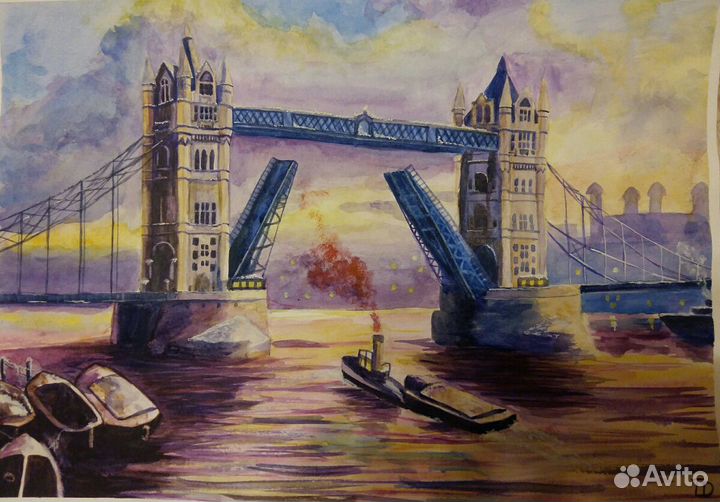 Картина акварелью 