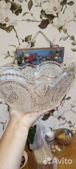 Ваза хрустальная СССР
