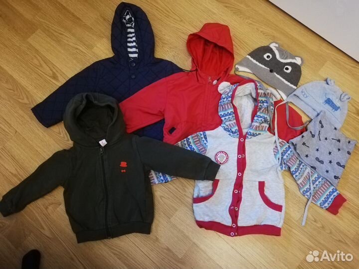 Пакет детских мальчиковых вещей на 10-18 мес