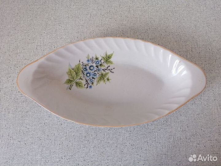 Столовый сервиз СССР. Большие блюда, тарелки