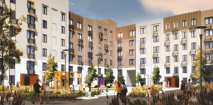 3-к. квартира, 52,5 м², 1/5 эт.