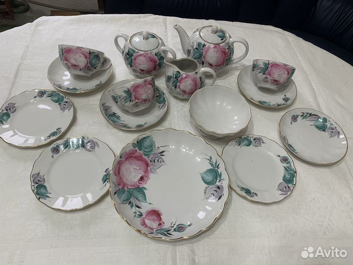 Редкий чайный сервиз СССР лфз