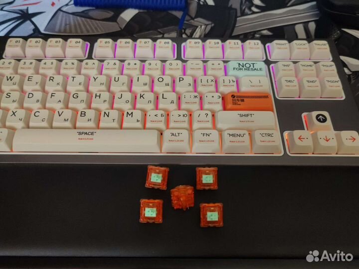 Свитчи C equalz Tangerine V2 62g 56шт в наличии