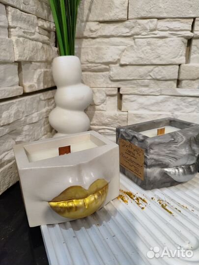 Ароматическая свеча ручной работы