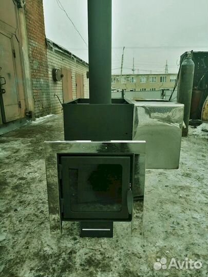 Банная печь «Эконом» выносом под топку