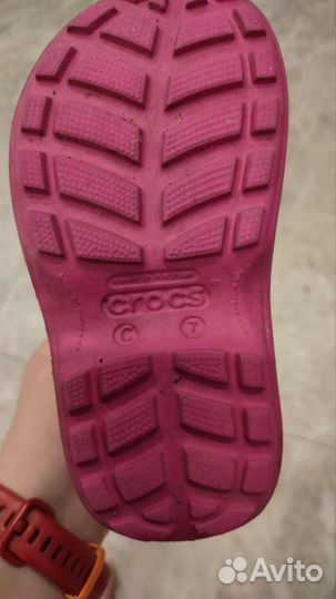 Сапоги crocs c7
