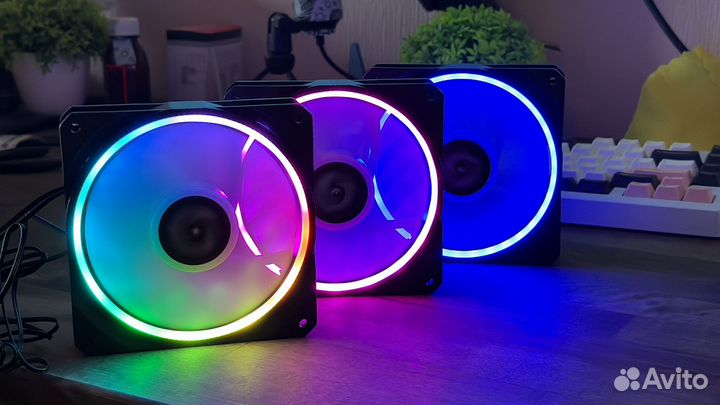 Кулер для корпуса пк rgb 120 мм