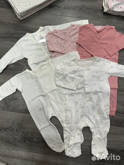 Вещи пакетом на девочку 56-68 размер