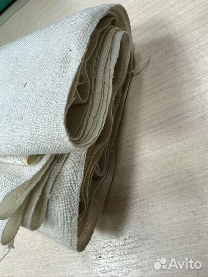 Ткань домоткань старинная лен хлопок лот 03 (сзр)