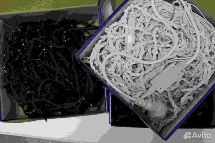 Гирлянда уличная 25м