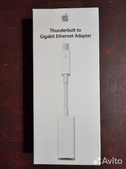 Переходник Apple Ethernet to Thunderbolt оригинал