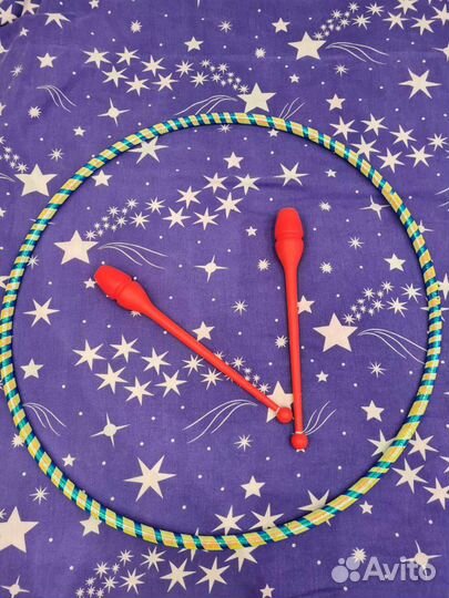 Обруч, булавы, чехол