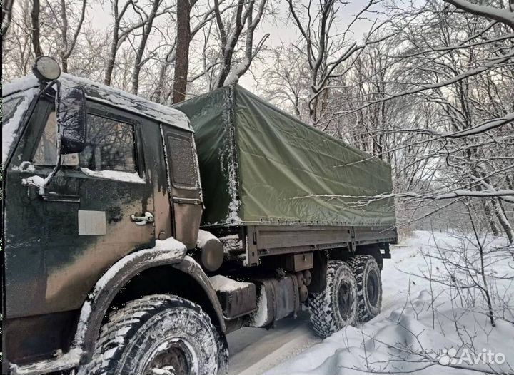 Тент на военный камаз 53501