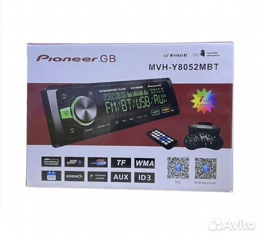 Автомагнитола 1 Din Pioneer.GB