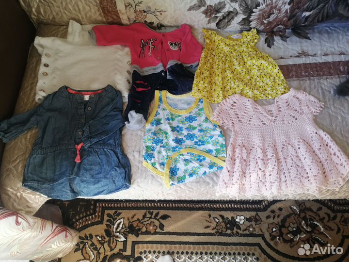 Детские вещи пакетом на девочку от 0 до 6 месяцев