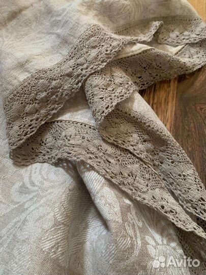 Zara home скатерть оригинал лен