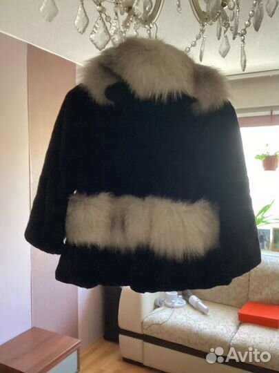 Детская норковая шуба