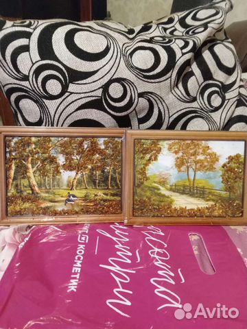 Картина из янтаря