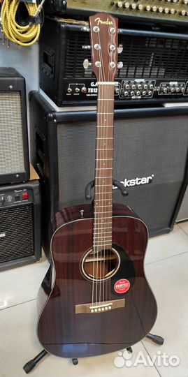 Гитара Fender CD-60S Dread All Mahogany