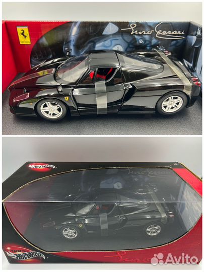 Модель 1:18 Hot Wheels Ferrari Enzo Black