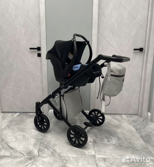Коляска Anex 3 в 1 Эко кожа Новая