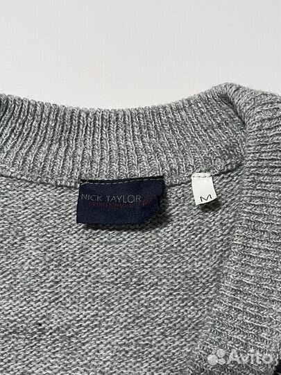 Vtg Rare Cardi Nick Taylor 90s Sweater Acrylic