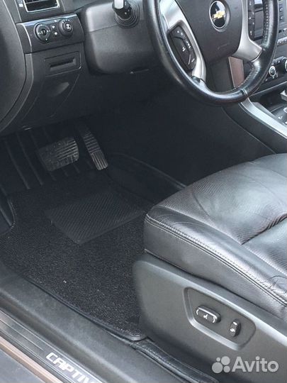 3D коврики для автомобиля chevrolet captiva qd