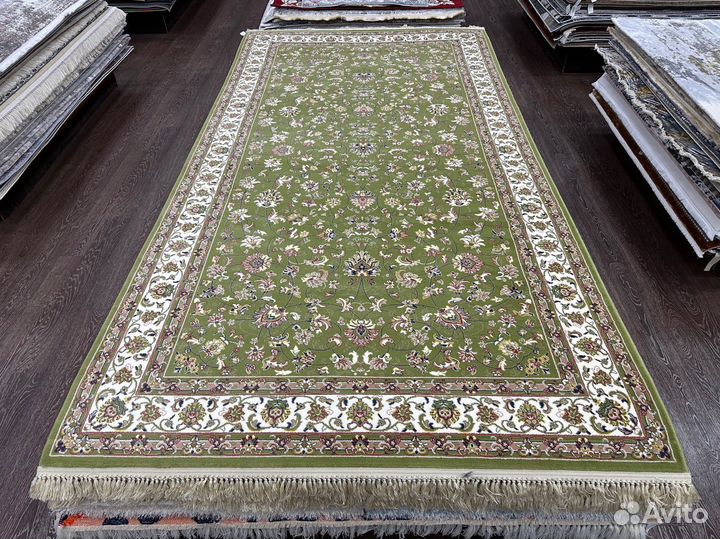 Ковер 1.6х3 новый, зеленый