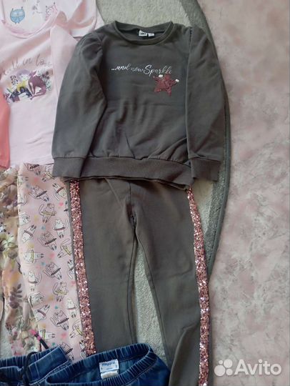 Большой пакет вещей для девочки 98-104(22 вещи)