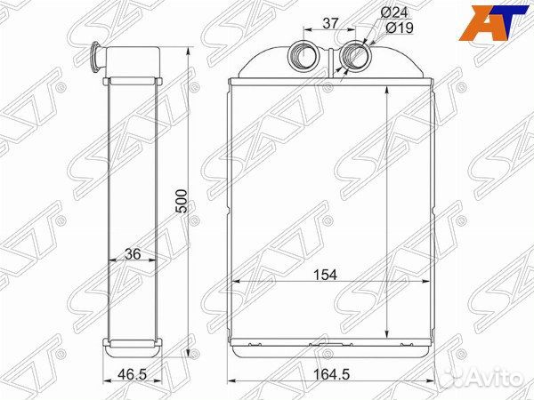Радиатор отопителя салона honda stepwgn
