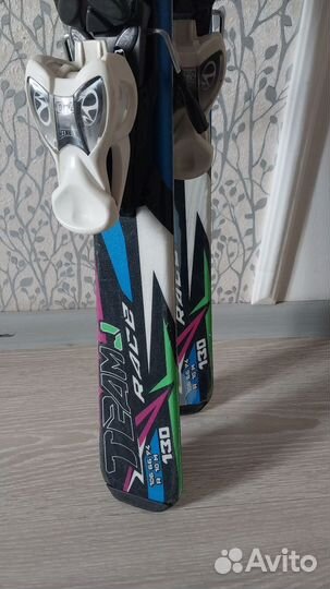 Горные лыжи 130 с ботинками