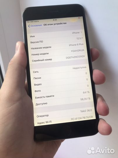 iPhone 6 plus 64gb