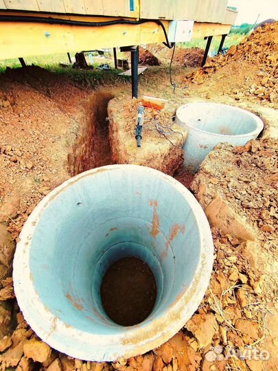 Септик из бетонный колец
