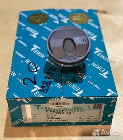 Поршни двигателя teikin 30117 0.50 chevrolet opel captiva LTZ 3.0 12631195