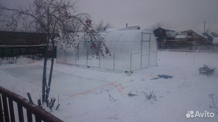 Теплицы оцинкованные из цельной трубы