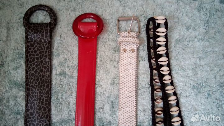 Ремни женские, фурнитура