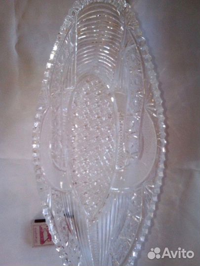 Салатник хрусталь