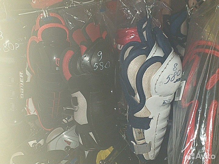 Щитки хокейные