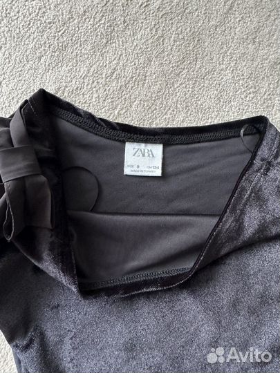 Zara бархатный костюм р134