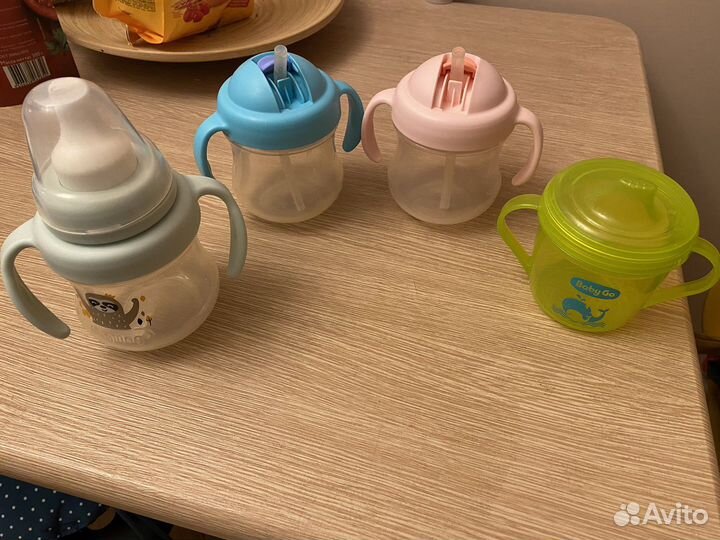 Поильник pigeon с трубочкой mag-mag