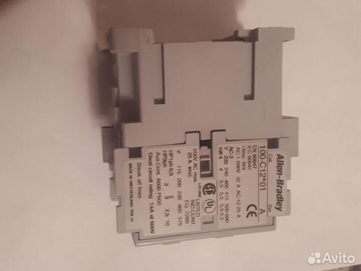 Контактор 100-C12*01 Швейцария