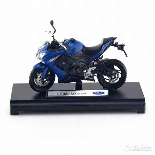 Модель мотоцикла Suzuki GSX S1000F Welly 12844