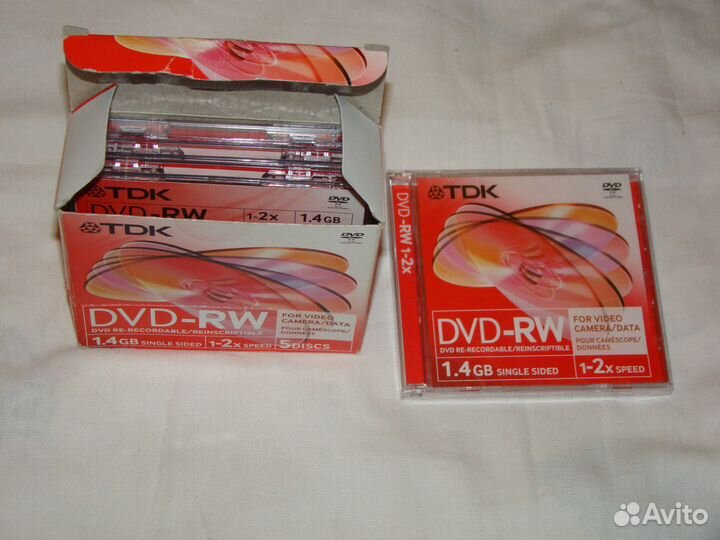 DVD-RW TDK диски мини 8 см
