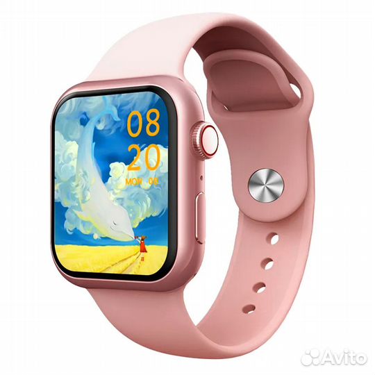 Умные часы Smart watch X8 Mini 41mm, Розовые