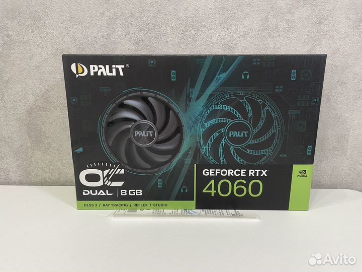 Видеокарта новая RTX 4060 dual OC 8GB
