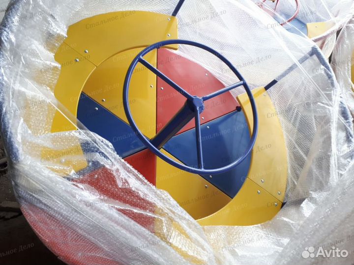 Уличная горка, карусель, балансир G3384