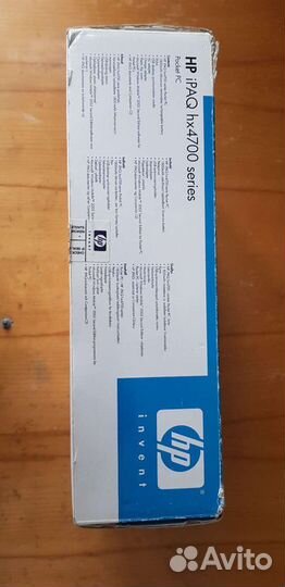 Коробка из-под HP iPAQ hx4700