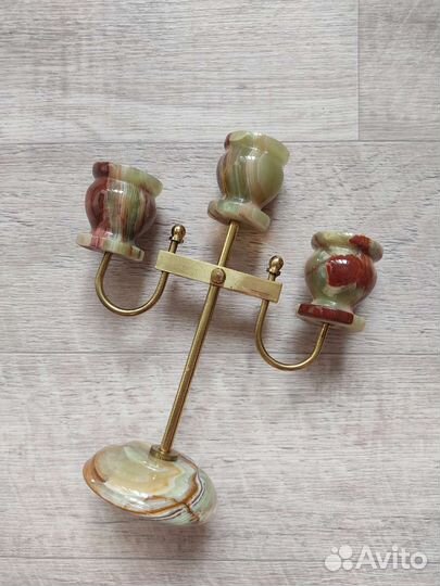 Подсвечник из натурального камня