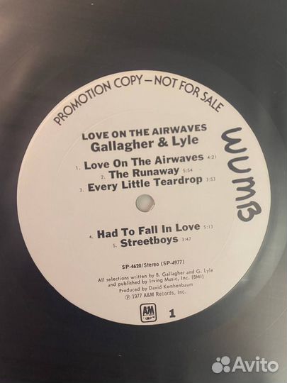Gallagher And Lyle – Love On The Airwaves Promo No